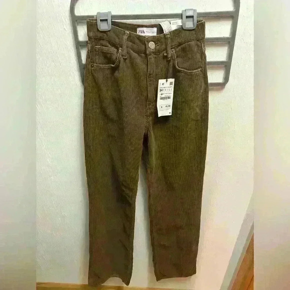 Zara wide leg corduroy pants - Picture 2 of 4